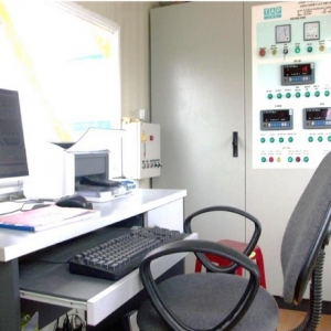 Phòng điều khiển vận hành trạm bê tông số 1