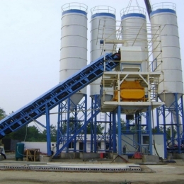 Trạm bê tông cầu Tiên Cựu - công suất 120m3/h